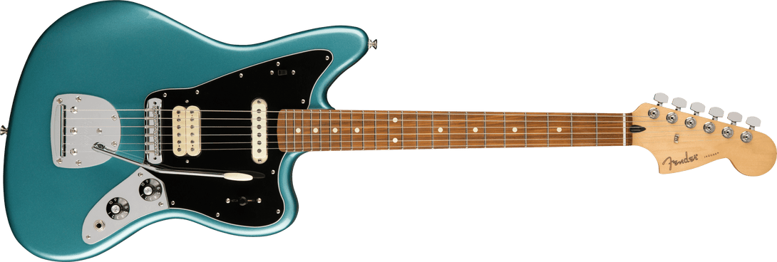Guitarra Electrica Fender Player Jaguar®, diapasón de Pau Ferro, Tidepool 0146303513 - The Music Site