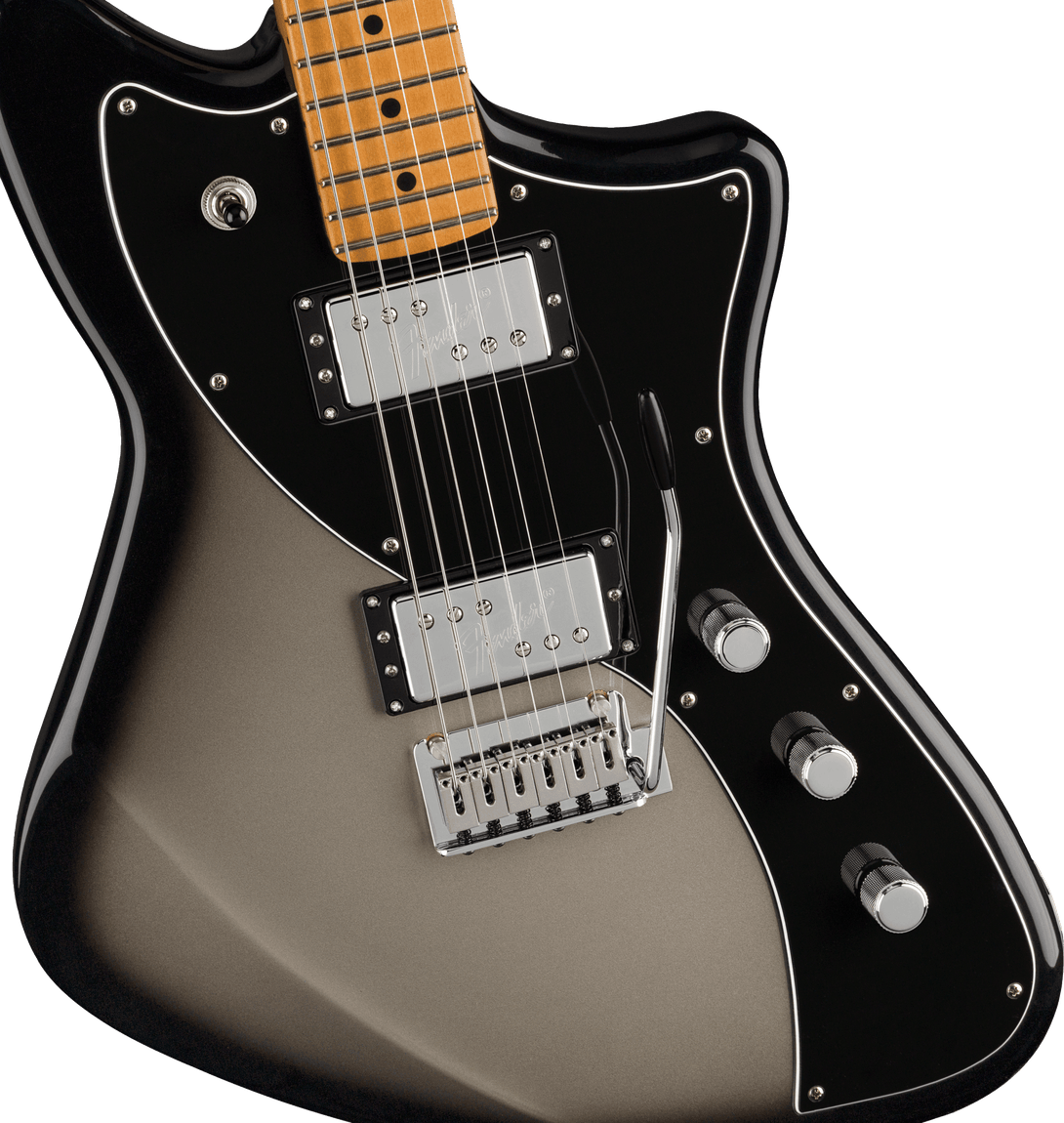 Guitarra Electrica Fender Player Plus Meteora® HH, diapasón de arce, Silverburst 0147352391 - The Music Site