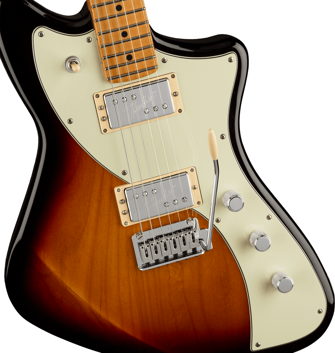 Guitarra Electrica Fender Player Plus Meteora® HH, Maple Fingerboard, 3-Color Sunburst 0147352300 - The Music Site