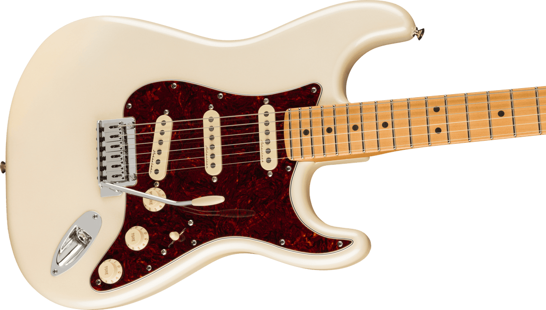 Guitarra Electrica Fender Player Plus Stratocaster®, Maple Fingerboard, Olympic Pearl 0147312323 - The Music Site