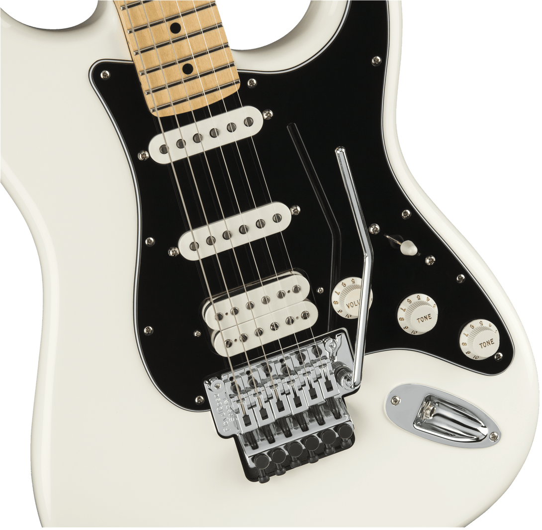 Guitarra Electrica Fender Player Stratocaster® con Floyd Rose®, diapasón de arce, blanco polar1149402515 - The Music Site