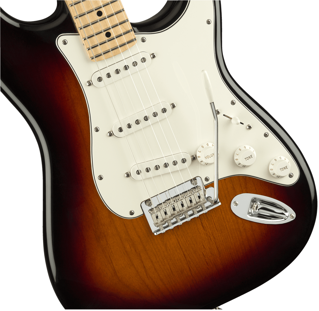 Guitarra Electrica Fender Player Stratocaster®, diapasón de arce, rayos de sol de 3 colores 0144502500 - The Music Site