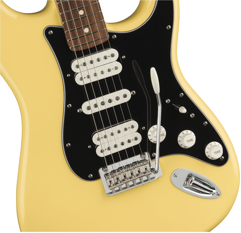 Guitarra Electrica Fender Player Stratocaster® HSH, diapasón de Pau Ferro, crema de mantequilla0144533534 - The Music Site