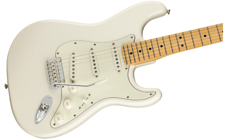 Guitarra Electrica Fender Player Stratocaster®, Maple Fingerboard, Polar White 0144502515 - The Music Site