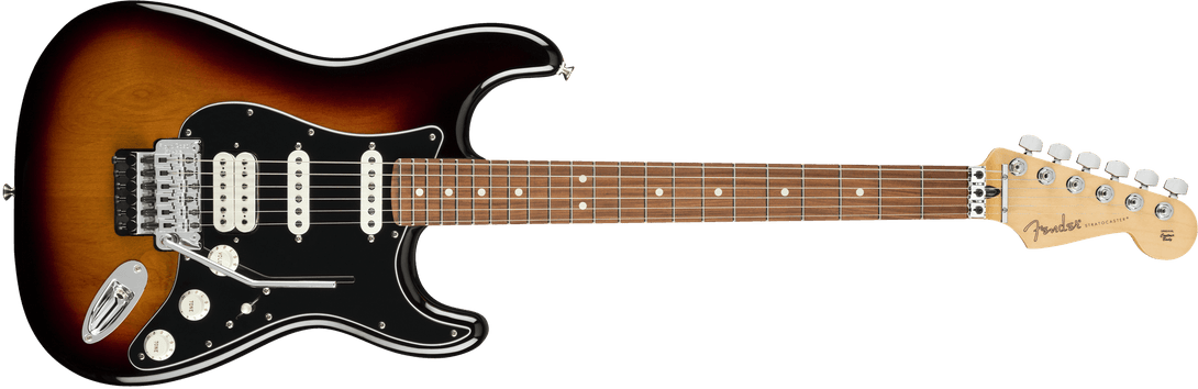 Guitarra Electrica Fender Player Stratocaster® with Floyd Rose®, Pau Ferro Fingerboard, 3-Color Sunburst - The Music Site