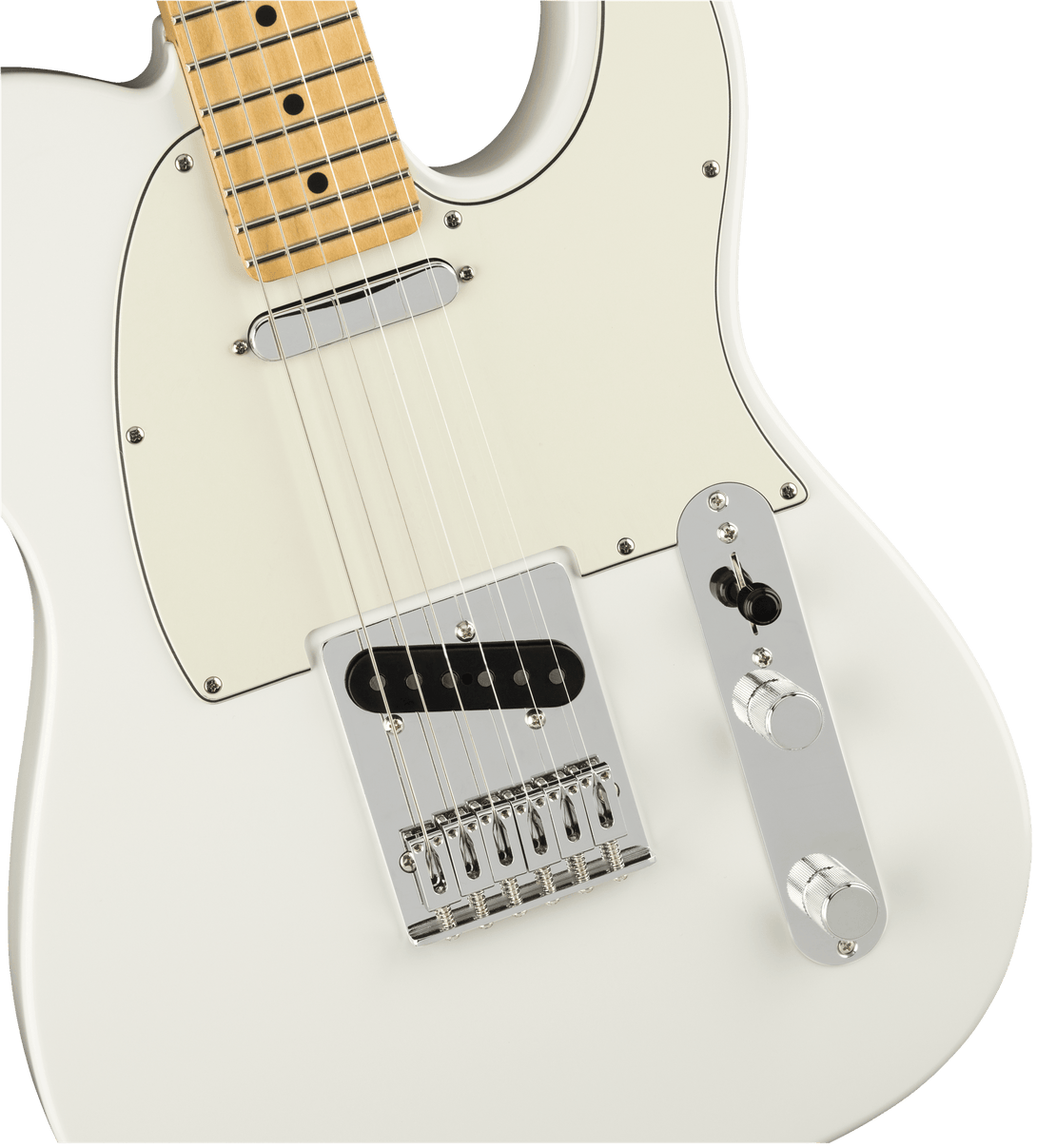 Guitarra Electrica Fender Player Telecaster®, Maple Fingerboard, Polar White0145212515 - The Music Site