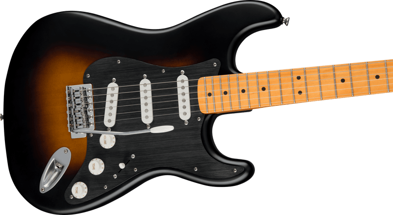 Guitarra Electrica Fender Squier 40th Anniversary, Stratocaster® Vintage Edition, diapasón de arce, golpeador anodizado dorado, verde espuma marina satinada 0379511503 - The Music Site