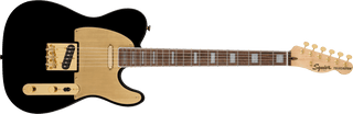 Guitarra Electrica Fender Squier 40th Anniversary Telecaster®, Gold Edition, diapasón de laurel, golpeador anodizado dorado, negro 0379400506 - The Music Site