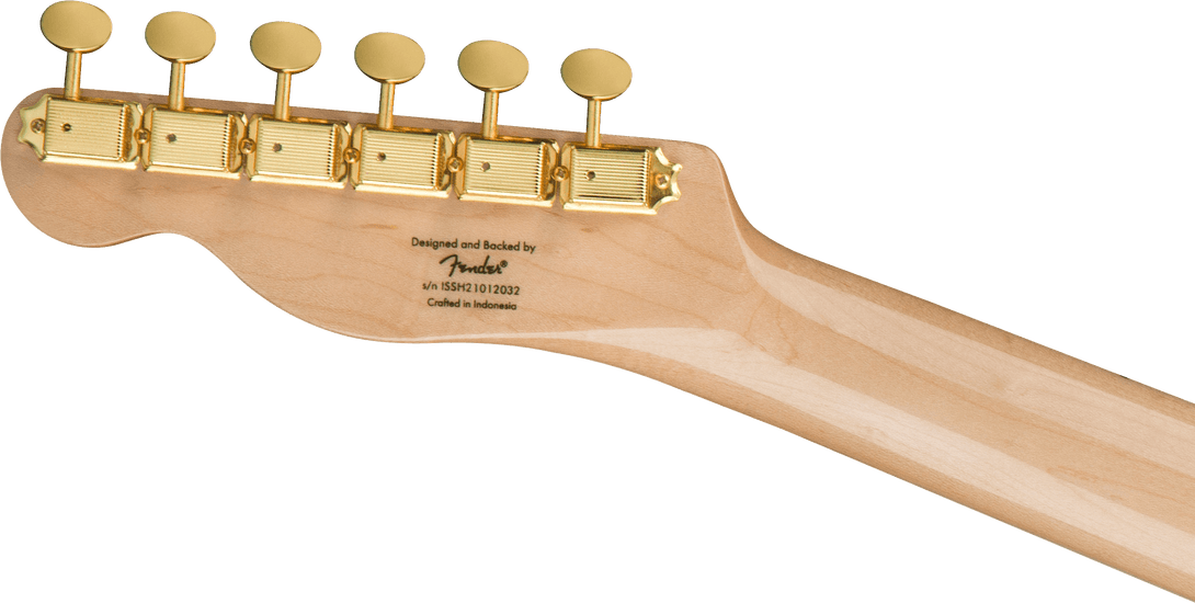 Guitarra Electrica Fender Squier 40th Anniversary Telecaster®, Gold Edition, diapasón de laurel, golpeador anodizado dorado, negro 0379400506 - The Music Site