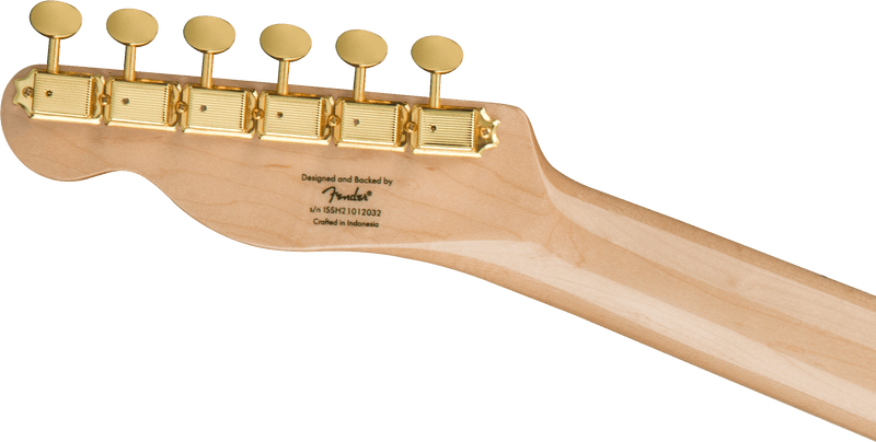 Guitarra Electrica Fender Squier 40th Anniversary Telecaster®, Gold Edition, diapasón de laurel, golpeador anodizado dorado, negro 0379400506 - The Music Site
