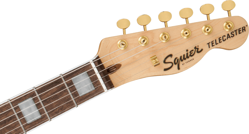 Guitarra Electrica Fender Squier 40th Anniversary Telecaster®, Gold Edition, diapasón de laurel, golpeador anodizado dorado, negro 0379400506 - The Music Site