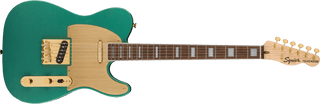 Guitarra Electrica Fender Squier 40th Anniversary Telecaster®, Gold Edition, diapasón de laurel, golpeador anodizado dorado, verde Sherwood metalizado 0379400546 - The Music Site
