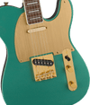 Guitarra Electrica Fender Squier 40th Anniversary Telecaster®, Gold Edition, diapasón de laurel, golpeador anodizado dorado, verde Sherwood metalizado 0379400546 - The Music Site