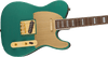Guitarra Electrica Fender Squier 40th Anniversary Telecaster®, Gold Edition, diapasón de laurel, golpeador anodizado dorado, verde Sherwood metalizado 0379400546 - The Music Site