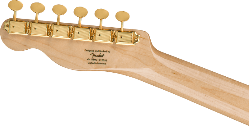 Guitarra Electrica Fender Squier 40th Anniversary Telecaster®, Gold Edition, diapasón de laurel, golpeador anodizado dorado, verde Sherwood metalizado 0379400546 - The Music Site