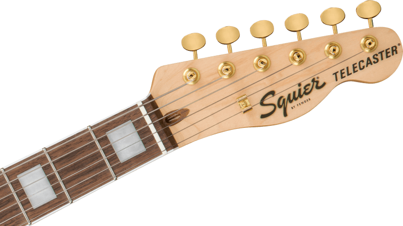 Guitarra Electrica Fender Squier 40th Anniversary Telecaster®, Gold Edition, diapasón de laurel, golpeador anodizado dorado, verde Sherwood metalizado 0379400546 - The Music Site