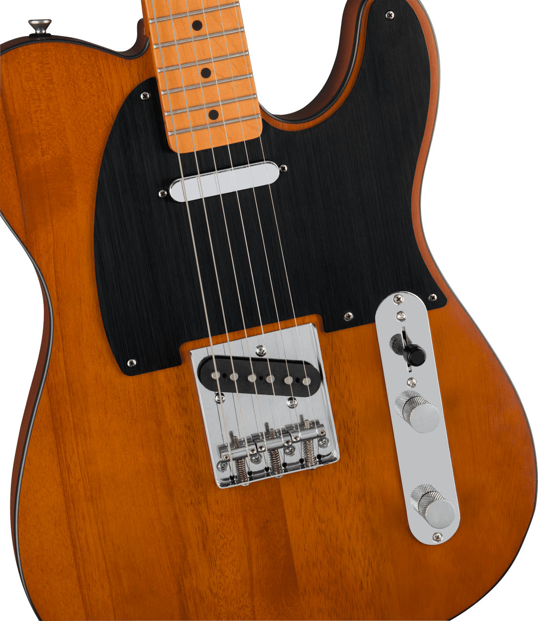 Guitarra Electrica Fender Squier 40th Anniversary Telecaster®, Vintage Edition, diapasón de arce, golpeador anodizado negro, moca satinado 0379501529 - The Music Site