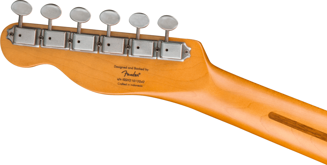 Guitarra Electrica Fender Squier 40th Anniversary Telecaster®, Vintage Edition, diapasón de arce, golpeador anodizado negro, moca satinado 0379501529 - The Music Site