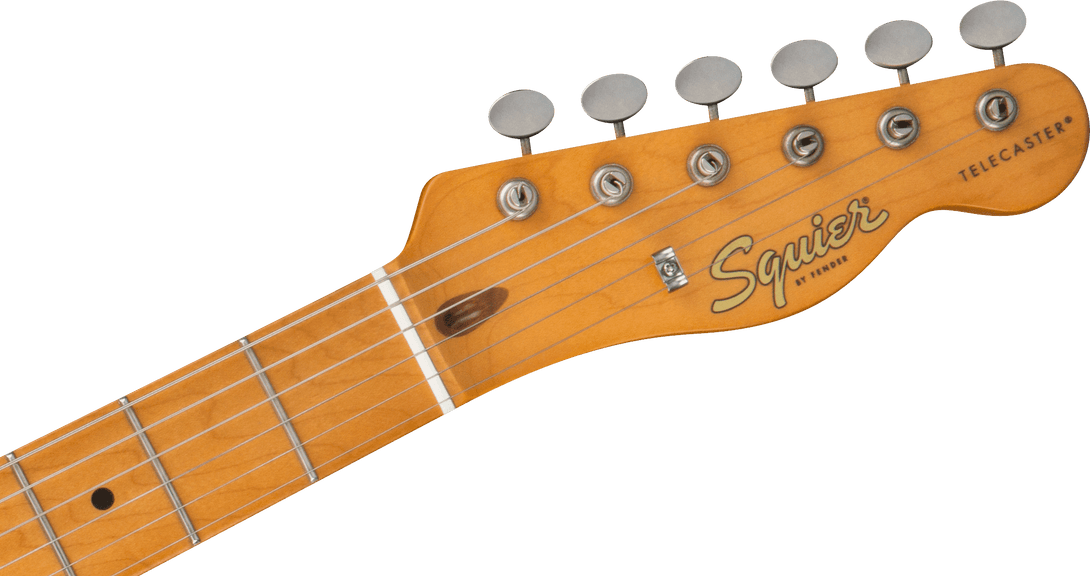 Guitarra Electrica Fender Squier 40th Anniversary Telecaster®, Vintage Edition, diapasón de arce, golpeador anodizado negro, moca satinado 0379501529 - The Music Site