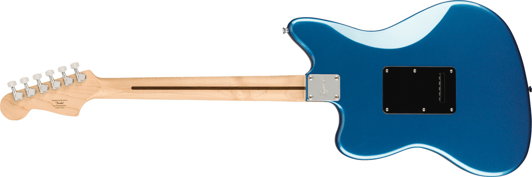 Guitarra Electrica Fender Squier Affinity Series™ Jazzmaster®, diapasón de laurel, golpeador negro, azul Lake Placid0378301502 - The Music Site