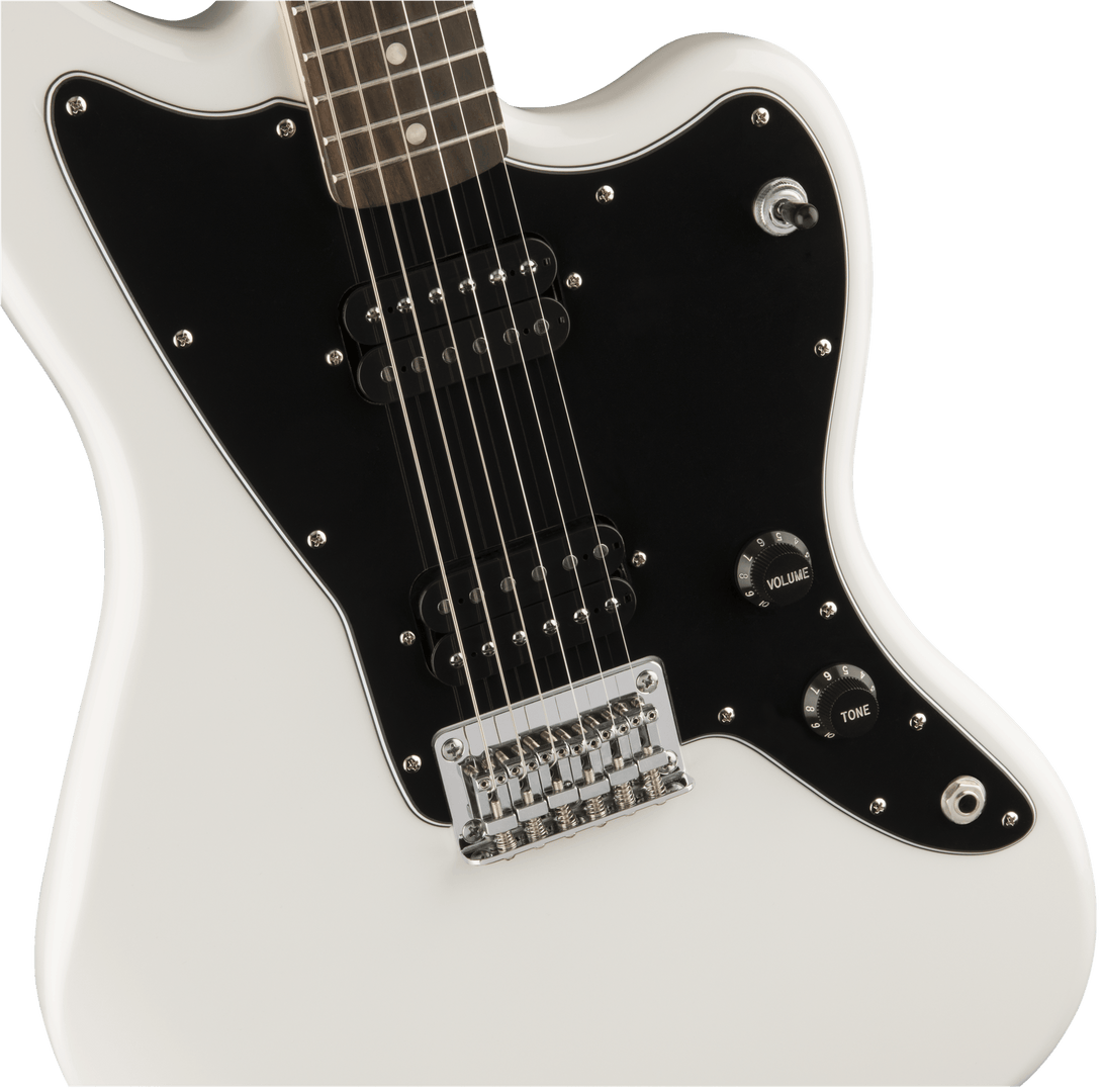 Guitarra Electrica Fender Squier Affinity Series™ Jazzmaster® HH, diapasón de laurel, blanco ártico 0373210580 - The Music Site