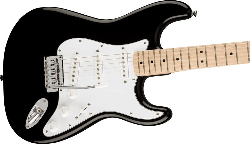 Guitarra Electrica Fender Squier Affinity Series™ Stratocaster®, diapasón de arce, golpeador blanco, negro 0378002506 - The Music Site