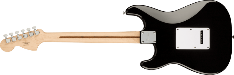 Guitarra Electrica Fender Squier Affinity Series™ Stratocaster®, diapasón de arce, golpeador blanco, negro 0378002506 - The Music Site