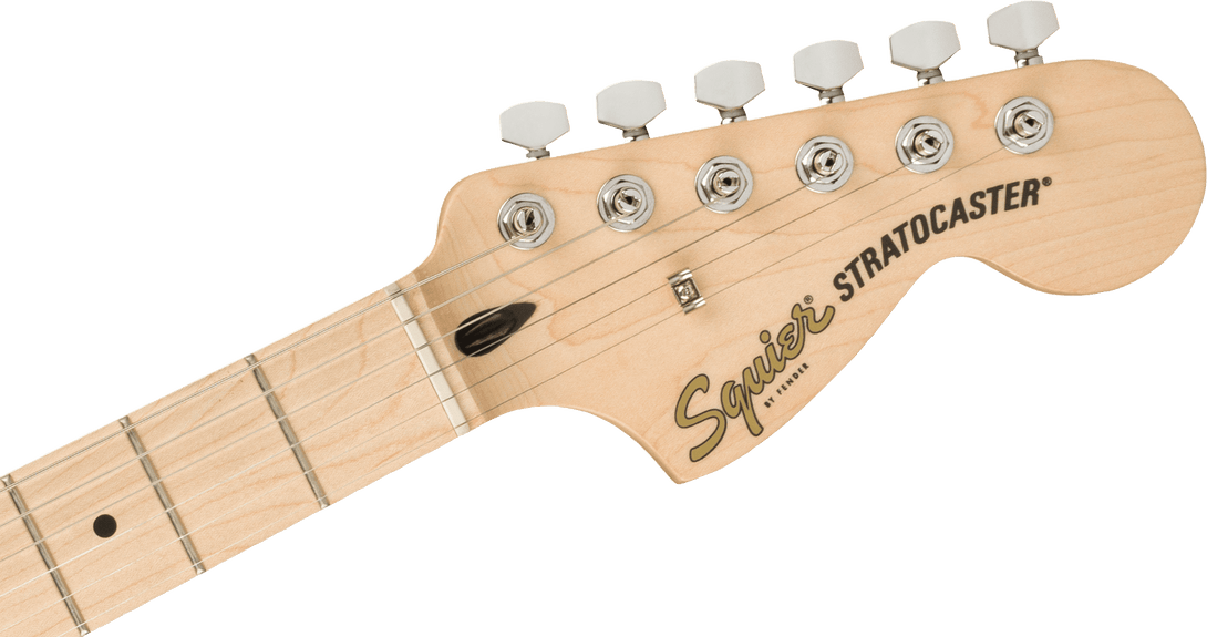 Guitarra Electrica Fender Squier Affinity Series™ Stratocaster®, diapasón de arce, golpeador blanco, negro 0378002506 - The Music Site