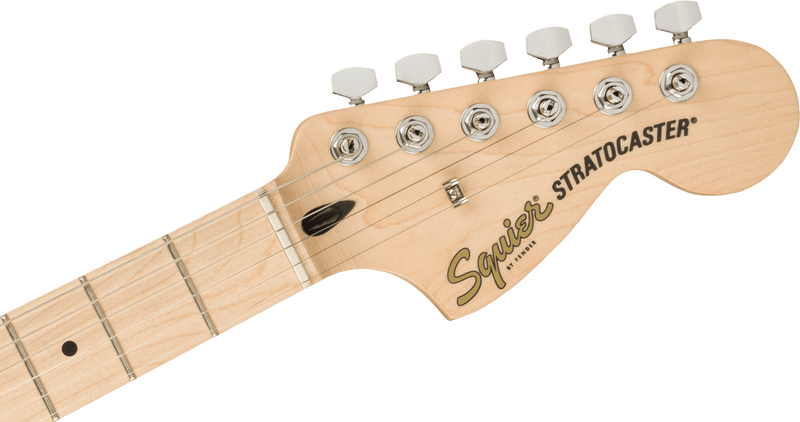 Guitarra Electrica Fender Squier Affinity Series™ Stratocaster®, diapasón de arce, golpeador blanco, negro 0378002506 - The Music Site