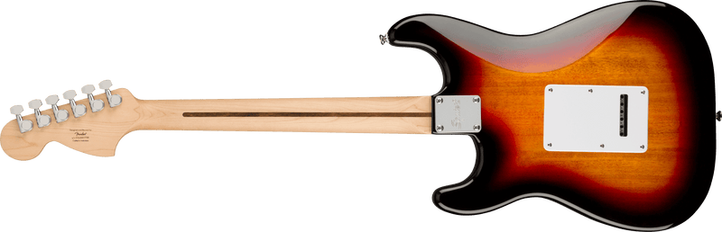 Guitarra Electrica Fender Squier Affinity Series™ Stratocaster®, diapasón de laurel, golpeador blanco, rayos de sol de 3 colores 0378000500 - The Music Site