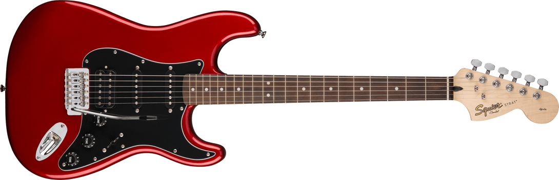 Guitarra Electrica Fender Squier Affinity Series™ Stratocaster® HSS Pack, Laurel Fingerboard, Candy Apple Red, Gig Bag, 15G - 120V 0371824009 - The Music Site