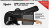 Guitarra Electrica Fender Squier Affinity Series™ Stratocaster® HSS Pack, Laurel Fingerboard, Charcoal Frost Metallic, Gig Bag, 15G - 120 0372821069 - The Music Site
