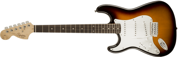 Guitarra Electrica Fender Squier Affinity Series™ Stratocaster®, Left-Handed, Laurel Fingerboard, Brown Sunburst 0370620532 Zurda - The Music Site