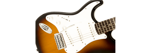 Guitarra Electrica Fender Squier Affinity Series™ Stratocaster®, Left-Handed, Laurel Fingerboard, Brown Sunburst 0370620532 Zurda - The Music Site