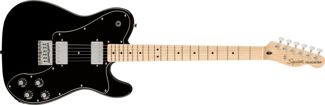 Guitarra Electrica Fender Squier Affinity Series™ Telecaster® Deluxe, diapasón de arce, golpeador negro, negro 0378253506 - The Music Site