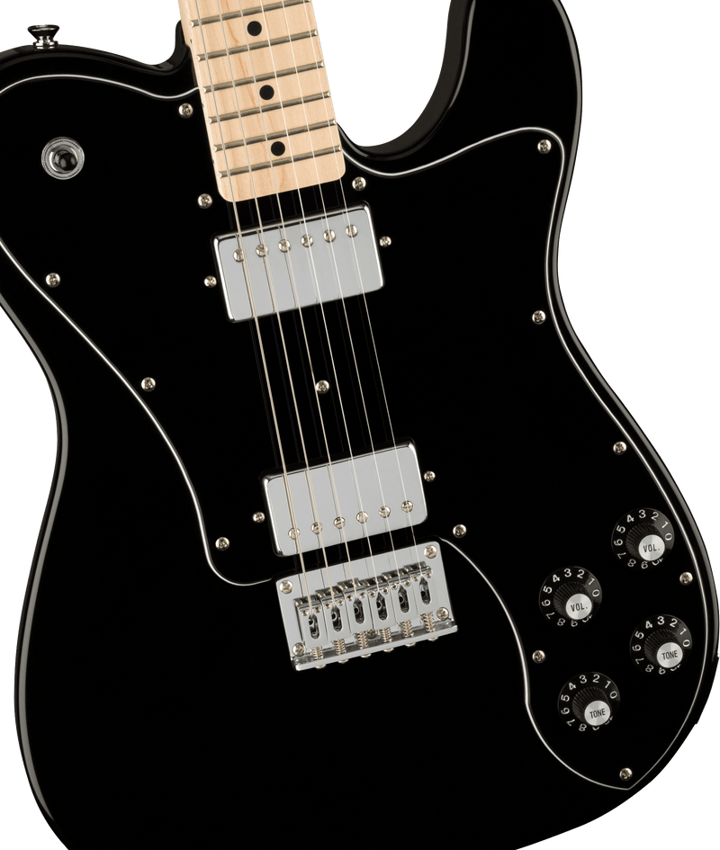 Guitarra Electrica Fender Squier Affinity Series™ Telecaster® Deluxe, diapasón de arce, golpeador negro, negro 0378253506 - The Music Site