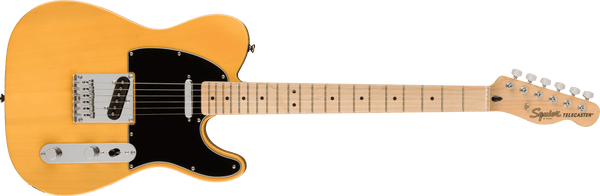 Guitarra Electrica Fender Squier Affinity Series™ Telecaster®, diapasón de arce, golpeador negro, rubio caramelo 0378203550 - The Music Site