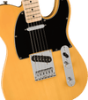 Guitarra Electrica Fender Squier Affinity Series™ Telecaster®, diapasón de arce, golpeador negro, rubio caramelo 0378203550 - The Music Site