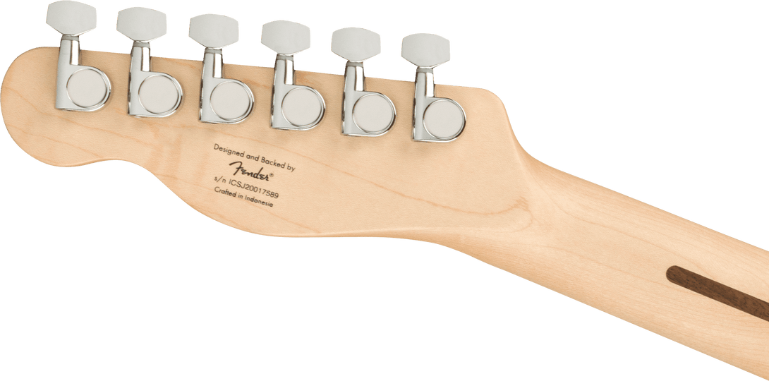 Guitarra Electrica Fender Squier Affinity Series™ Telecaster®, diapasón de laurel, golpeador blanco, azul Lake Placid 0378200502 - The Music Site