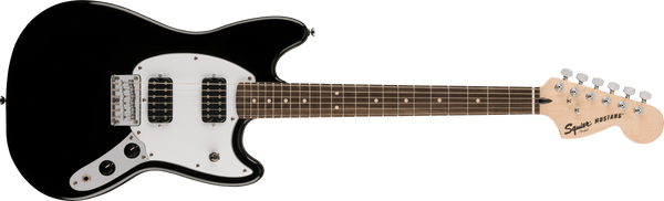 Guitarra Electrica Fender Squier Bullet® Mustang® HH, Laurel Fingerboard, Black 0371220506 - The Music Site