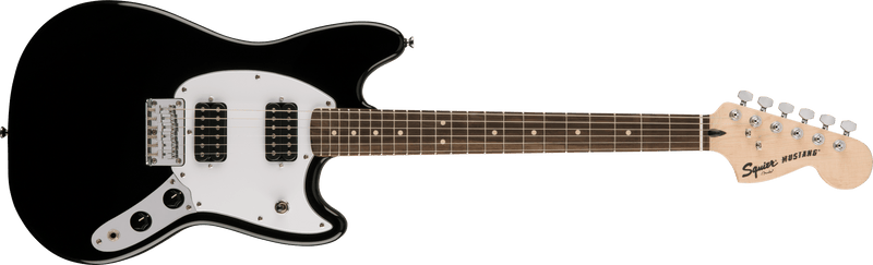 Guitarra Electrica Fender Squier Bullet® Mustang® HH, Laurel Fingerboard, Black 0371220506 - The Music Site