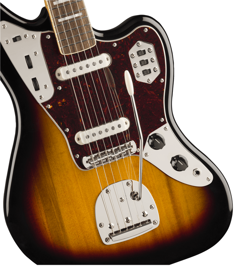 Guitarra Electrica Fender Squier Classic Vibe '70s Jaguar®, Laurel Fingerboard, 3-Color Sunburst 0374090500 - The Music Site