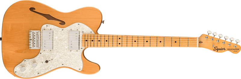 Guitarra Electrica Fender Squier Classic Vibe '70s Telecaster® Thinline, Maple Fingerboard, Natural 0374070521 - The Music Site