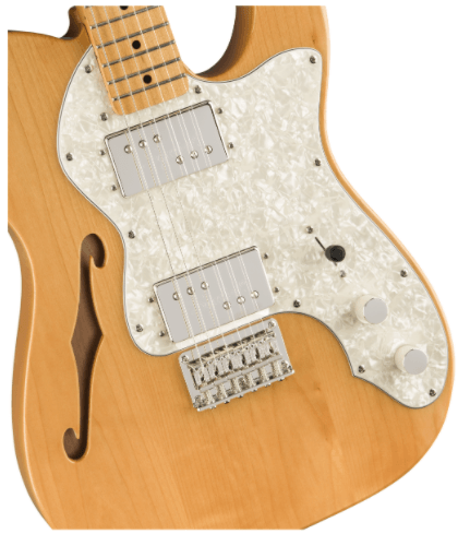 Guitarra Electrica Fender Squier Classic Vibe '70s Telecaster® Thinline, Maple Fingerboard, Natural 0374070521 - The Music Site
