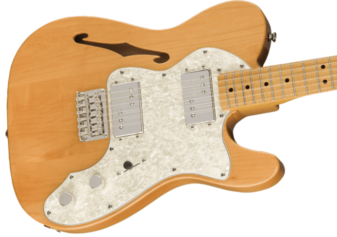 Guitarra Electrica Fender Squier Classic Vibe '70s Telecaster® Thinline, Maple Fingerboard, Natural 0374070521 - The Music Site