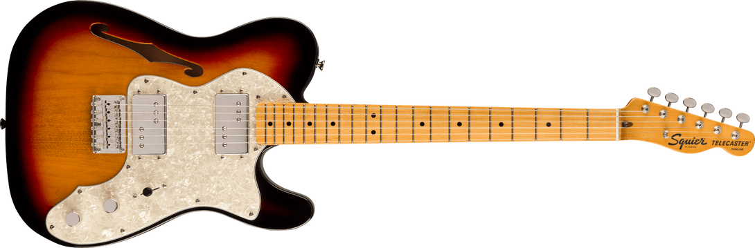Guitarra Electrica Fender Squier Classic Vibe '70s Telecaster® Thinline, Maple Fingerboard, Natural0374070500 - The Music Site