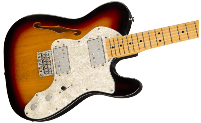 Guitarra Electrica Fender Squier Classic Vibe '70s Telecaster® Thinline, Maple Fingerboard, Natural0374070500 - The Music Site