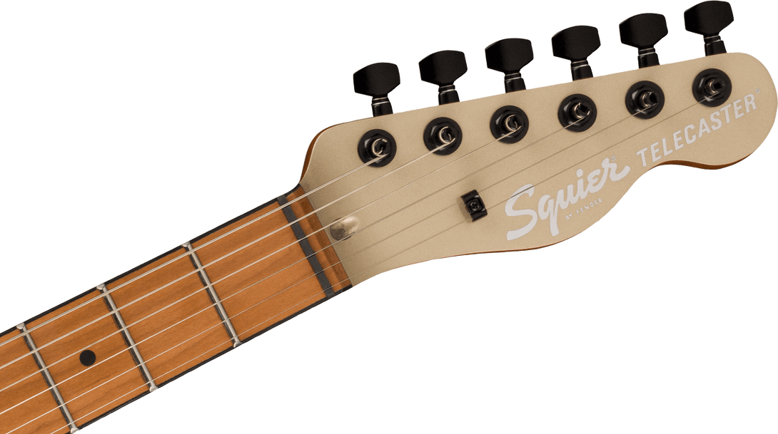 Guitarra Electrica Fender Squier contemporánea derecha, Telecaster® diapasón de arce tostado, oro Shoreline 0371225544 - The Music Site