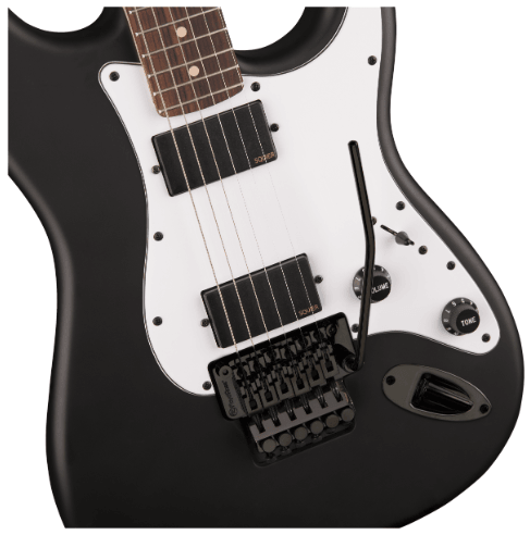 Guitarra Electrica Fender Squier Contemporary Active Stratocaster® HH, Laurel Fingerboard, Flat Black 0370327510 Floyd Rose - The Music Site