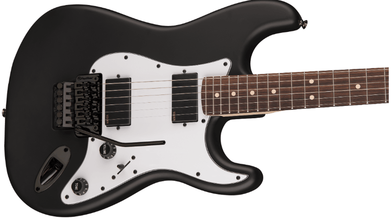 Guitarra Electrica Fender Squier Contemporary Active Stratocaster® HH, Laurel Fingerboard, Flat Black 0370327510 Floyd Rose - The Music Site